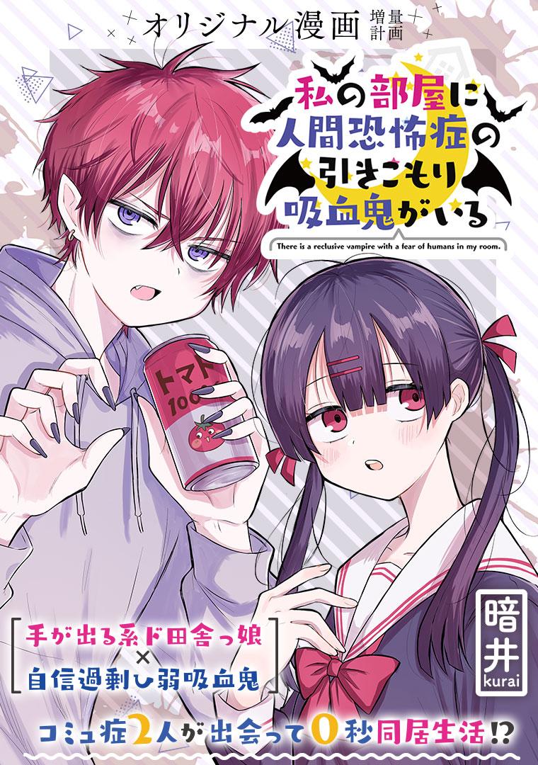 私の部屋に人間恐怖症の引きこもり吸血鬼がいる