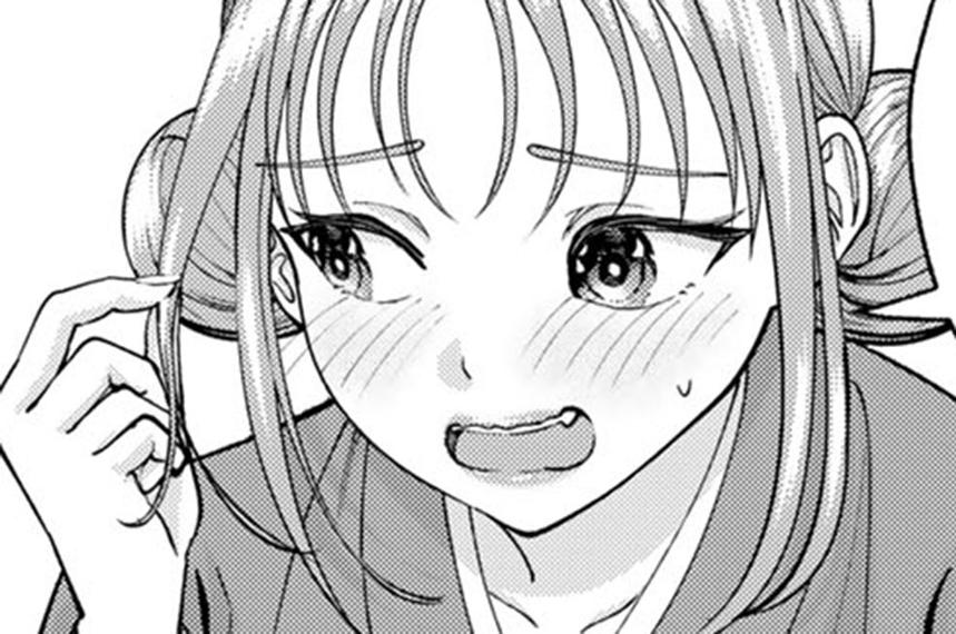 卒業アルバムの彼女たちの一コマ