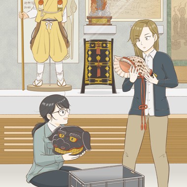 ミュージアムのふたり