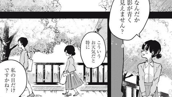桜の影は青くて綺麗