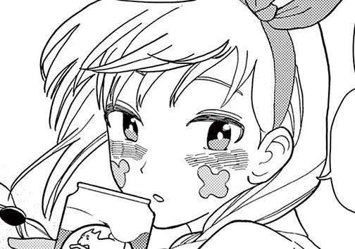 彼女の指は青い。